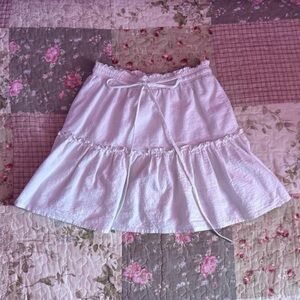 White Coquette Skirt